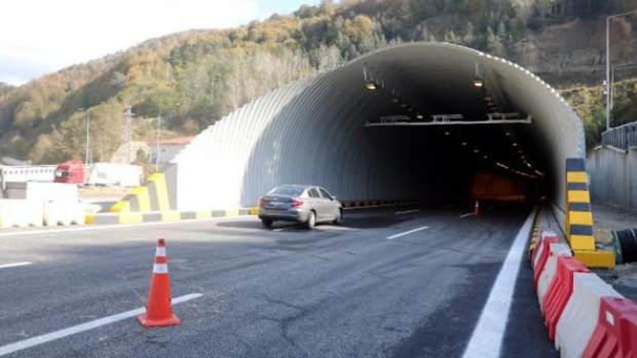 Bolu Dağı Tüneli 90 metre uzatıldı; D-100 kara yolunda trafik normalle döndü