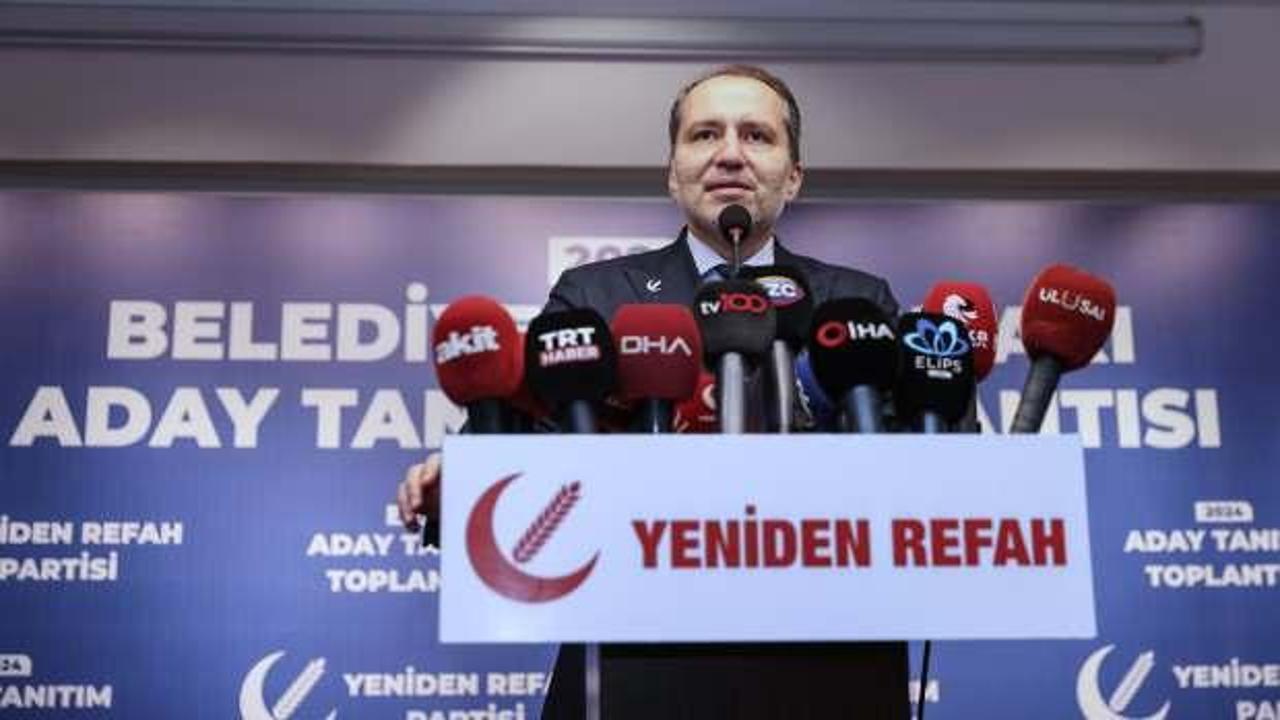 Yeniden Refah Partisi, 49 başkan adayını tanıttı