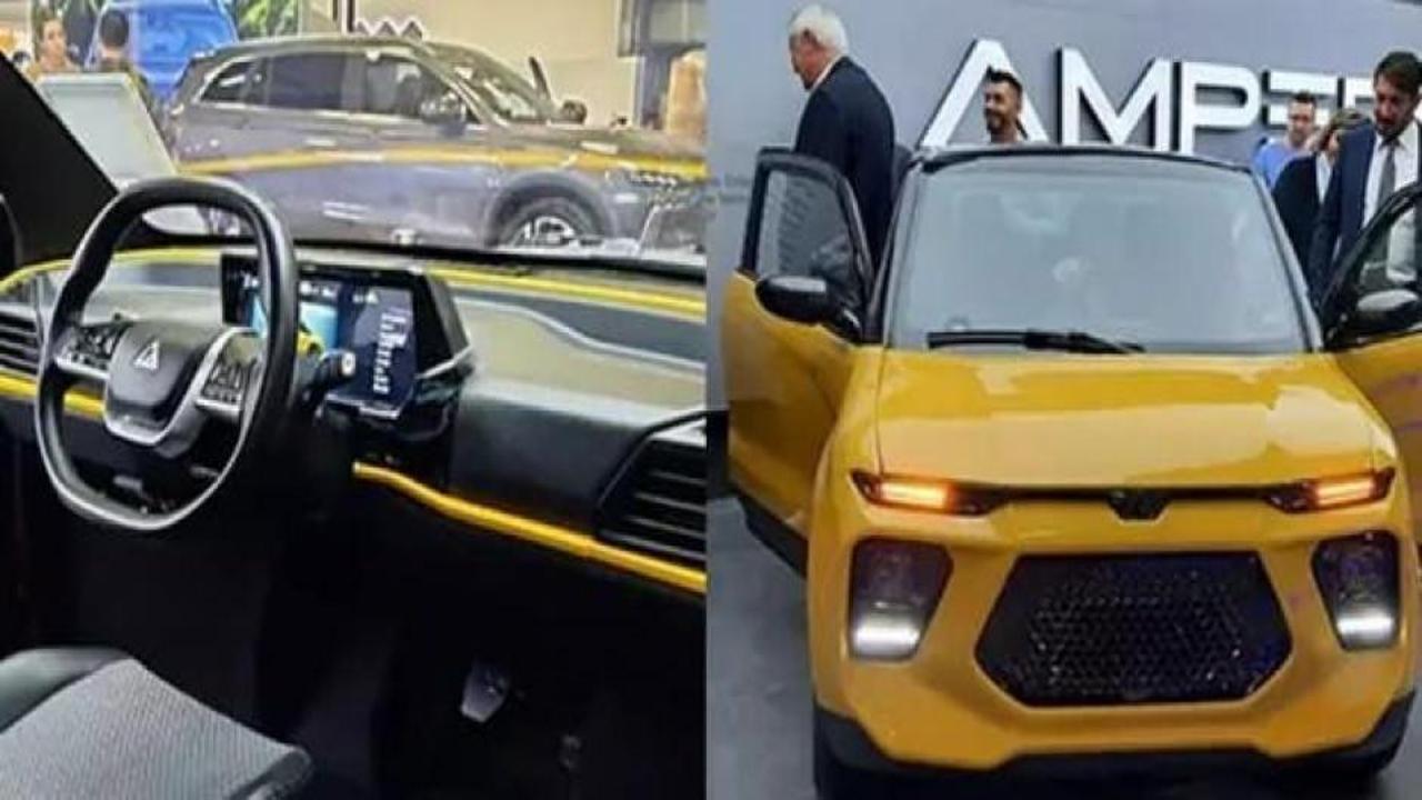 Yerli otomobil Amperino görücüye çıktı! İşte en dikkat çeken özelliği