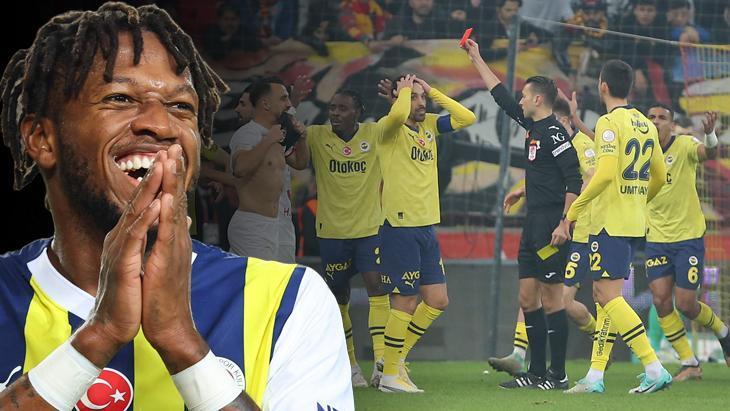 Fenerbahçe’ye çifte kırmızı kart şoku! Fred, Galatasaray derbisinde yok