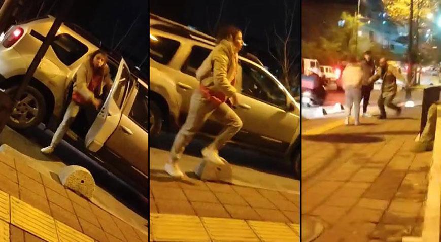 Mahalleyi karıştıran kavga! ‘Beni hamileyken ortada mı bırakacaksın’