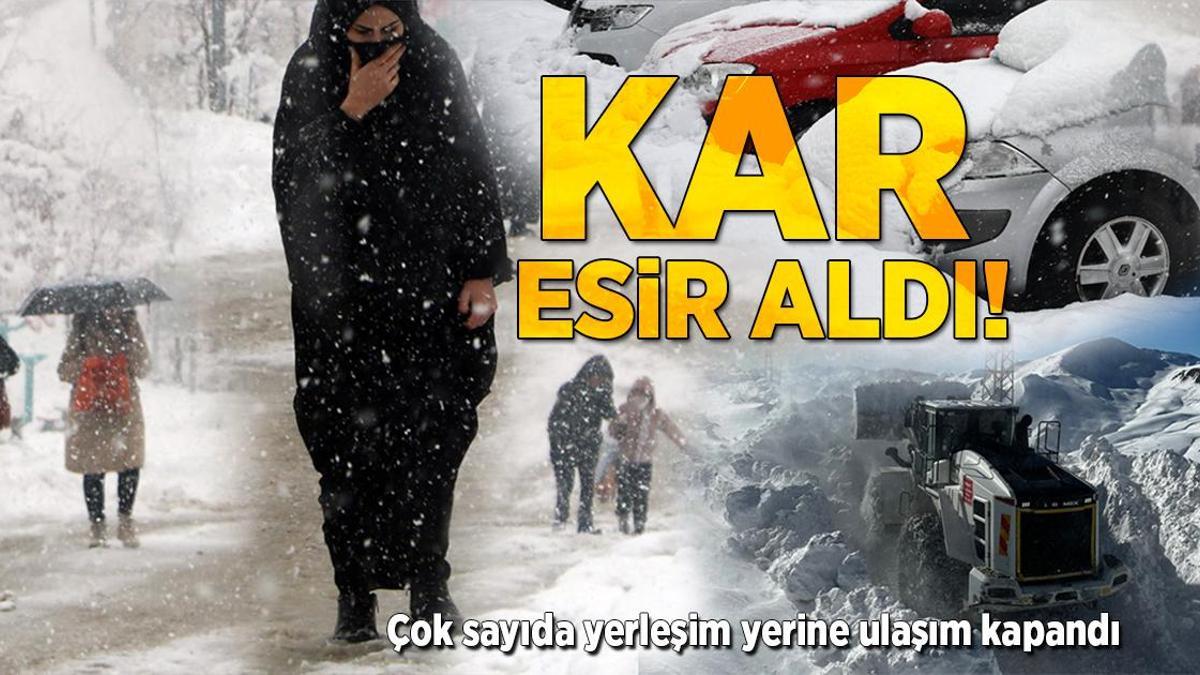 İki gündür aralıksız yağıyor! Yollar kapandı, kar kalınlığı 35 santimetreye ulaştı