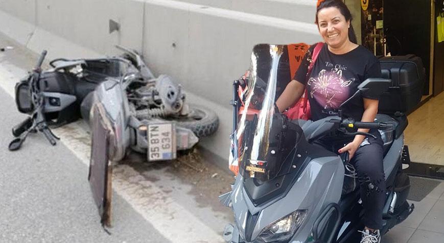 İzmir’de feci kaza! Kurye Zeynep hayatını kaybetti