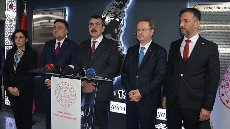 Bakan Tekin: Manisa’da derslik ve öğretmen ihtiyacı açısından sorun kalmayacak
