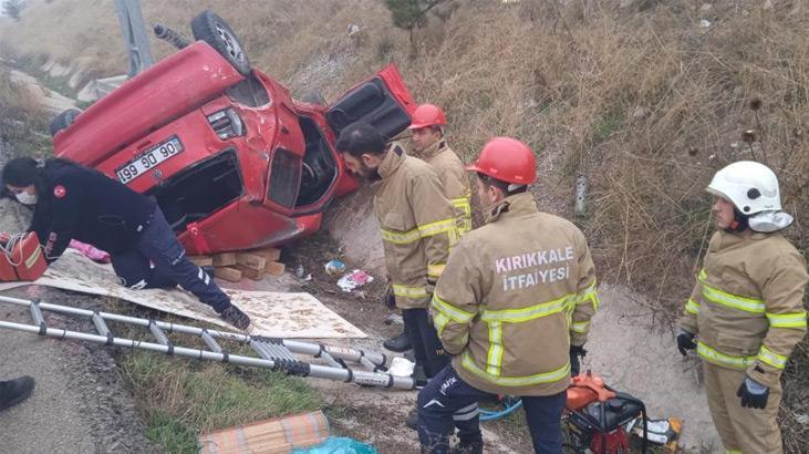 Kırıkkale’de feci kaza: Baba öldü, oğlu ağır yaralandı