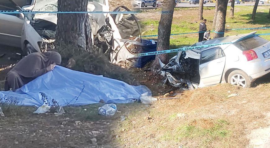 Kahreden son! 17 yaşındaki sürücüsü öldü, 8 yaşındaki kardeşi yaralı