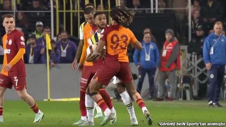 Fenerbahçe-Galatasaray derbisinde en çok tartışılan pozisyon! 'VAR için kanıt yok, penaltı olmalıydı'