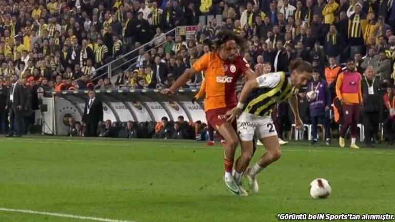 Fenerbahçe-Galatasaray derbisinde en çok tartışılan pozisyon! 'VAR için kanıt yok, penaltı olmalıydı'