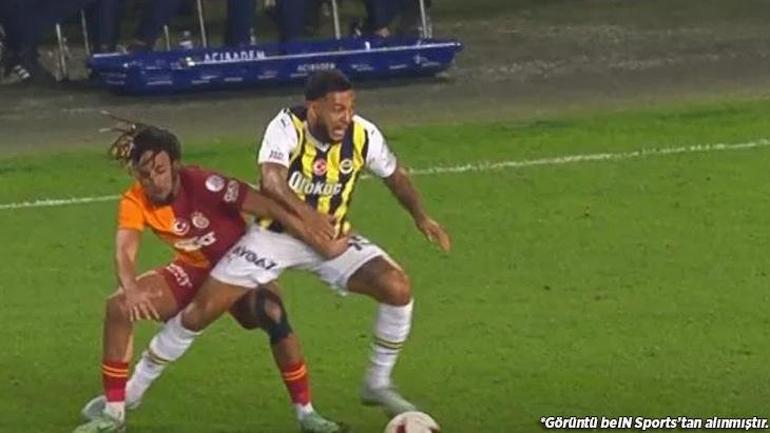 Fenerbahçe-Galatasaray derbisinde en çok tartışılan pozisyon! 'VAR için kanıt yok, penaltı olmalıydı'