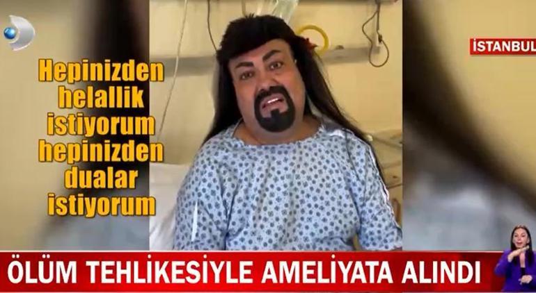 Kobra Murat ölüm tehlikesiyle ameliyata alındı! Hepinizden helallik istiyorum