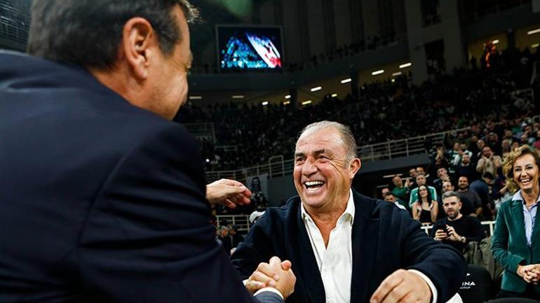 Ergin Ataman'a destek vermeye gitmişti! Fatih Terim'e Panathinaikos'ta büyük şok