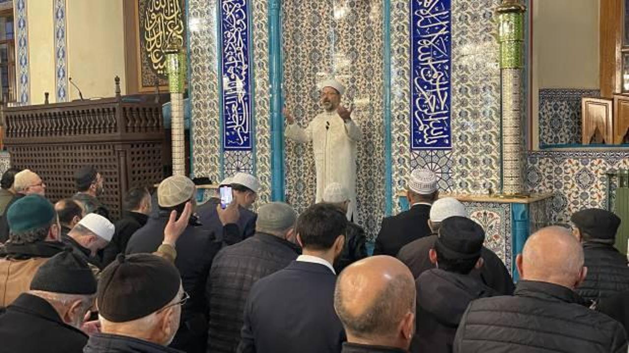 Diyanet İşleri Başkanı Erbaş’ın katılımıyla Konya’da Filistin için dua edildi