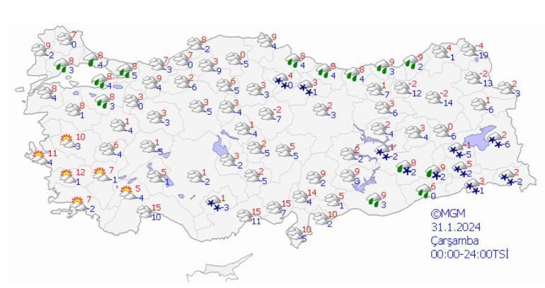 Hafta sonu hava durumu nasıl olacak? Meteoroloji'den İstanbul dahil birçok ilde kar alarmı