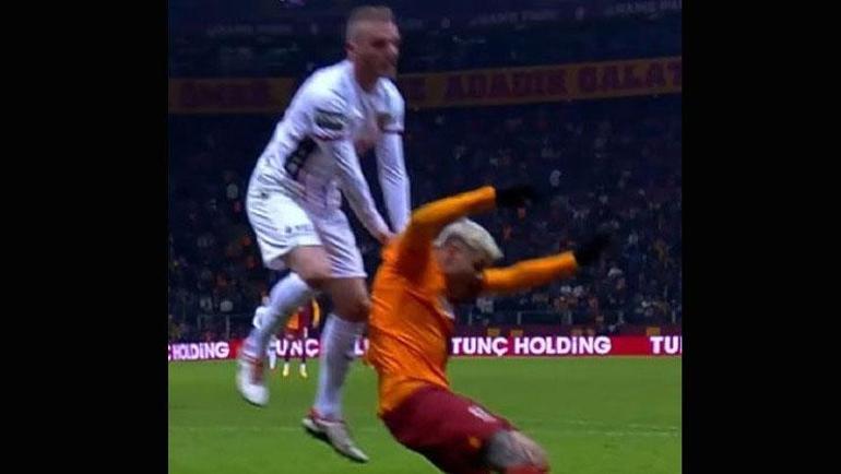 Galatasaray maçında tartışma yaratan pozisyon! Eski hakemler açıkladı: Penaltı verilmeliydi