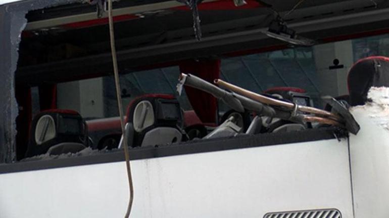 15 Temmuz Demokrasi Otogarı'nda otobüs kazası