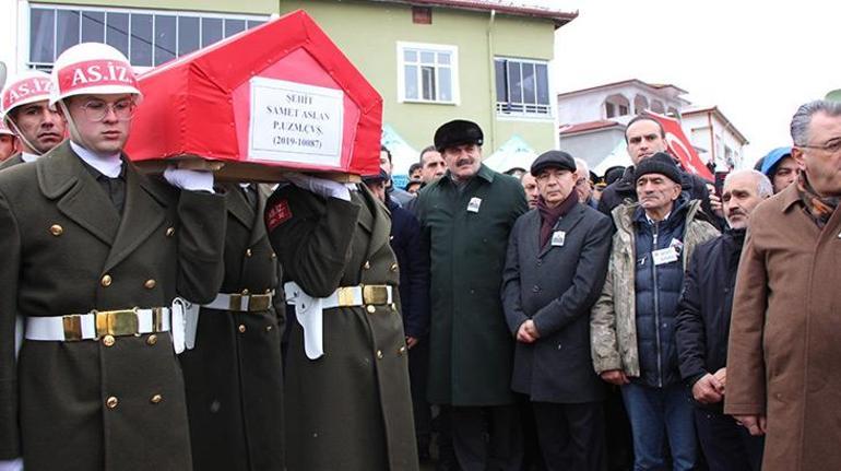 Şehit Aslan, Amasya'da son yolculuğuna uğurlandı