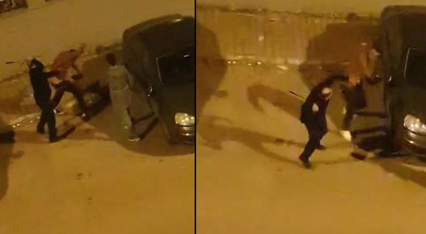 Araçlara zarar verdi mahalleli kırdığı sileceklerle evire çevire dövdü