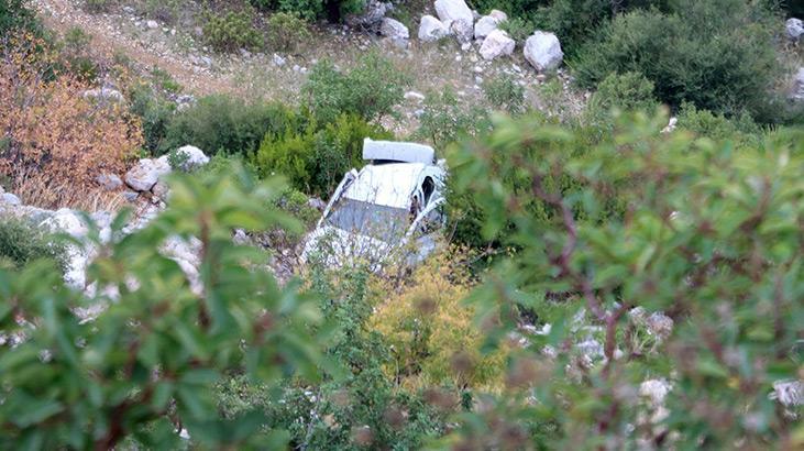 Yer: Antalya! Eşiyle tartıştı, otomobili uçuruma itti