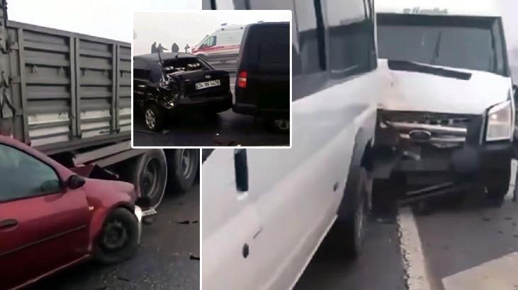 Bitlis’te zincirleme kaza! 18 kişi yaralandı