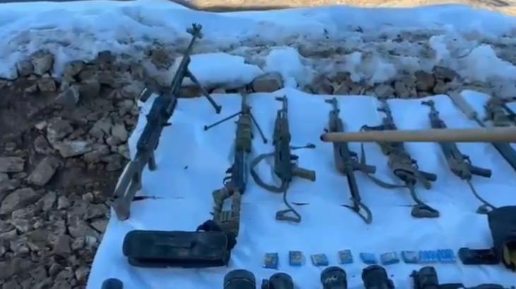 Pençe Kilit’te terör mağarasına baskın! MSB görüntüleri paylaştı