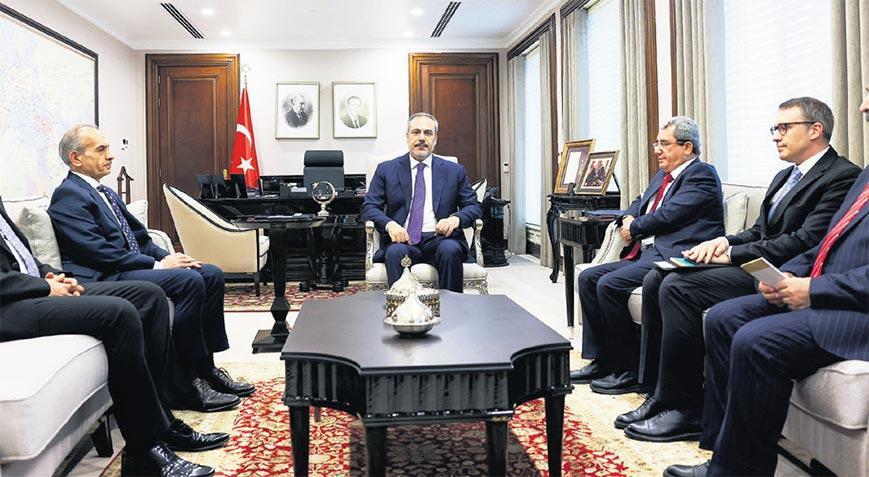 Fidan, Turan ile görüştü