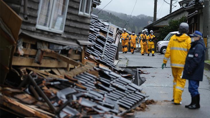 Japonya’daki depremde bilanço ağırlaşıyor! Can kaybı 64’e yükseldi