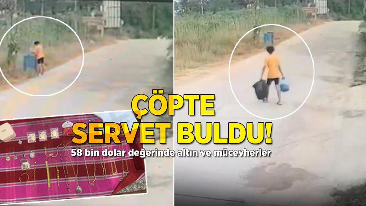 Çöpte servet buldu! Altın ve mücevherleri alan ‘gizemli kadın’ aranıyor