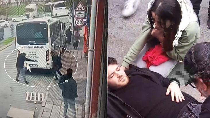 Eski sevgilisi yeni sevgiliyi vurdu! Kan donduran anlar kamerada