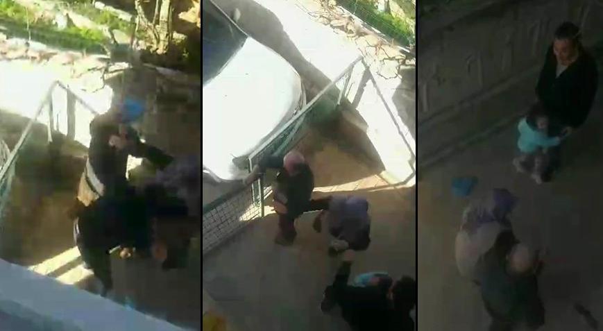 Ev sahibi ile kiracı birbirine girdi! 4 yaşındaki kız her şeye şahit oldu