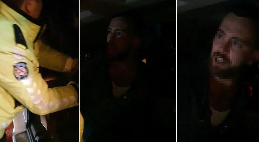 Alkolmetreye üflemeyip polise saldıran sürücü tutuklandı