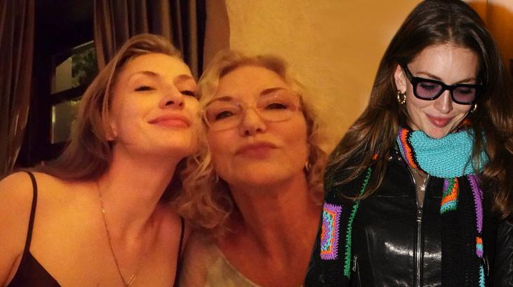 Yasemin Allen’in atkısı dikkat çekti!’Annem ördü’