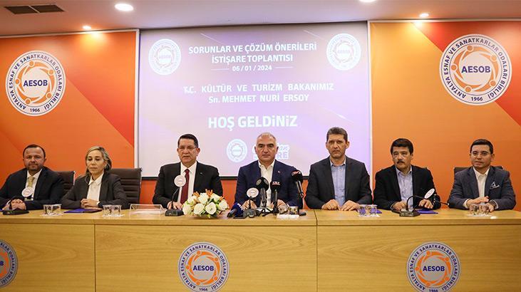 Bakan Ersoy’dan turizm geliri hedefi yorumu: Emin adımlarla yürüyoruz