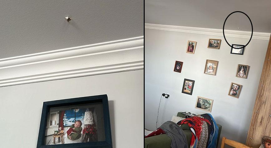 Bursa’da akılalmaz olay! Yorgun mermi çocuk odasına düştü