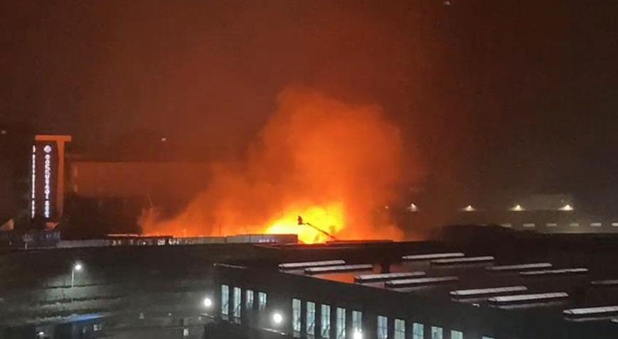 Arnavutköy’de film platosunda yangın! Ekipler sevk edildi