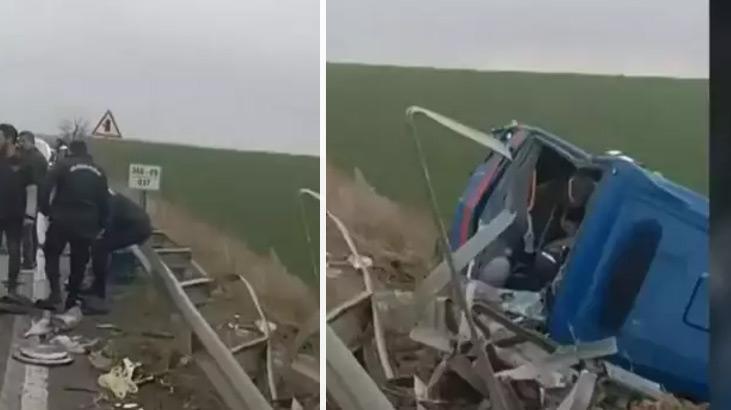 Diyarbakır’da cezaevi aracı devrildi, 20 kişi yaralandı