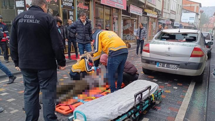 Çatıdan otomobilin üzerine düşen adam hayatını kaybetti