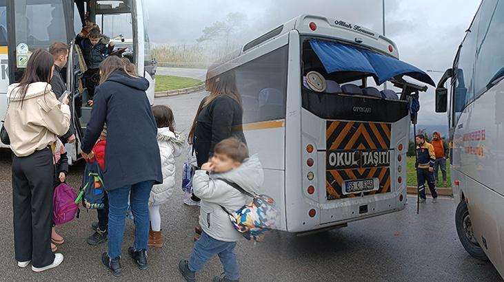 TIR içinde 20 öğrenci olan anaokulu servisine çarptı! Faciadan dönüldü