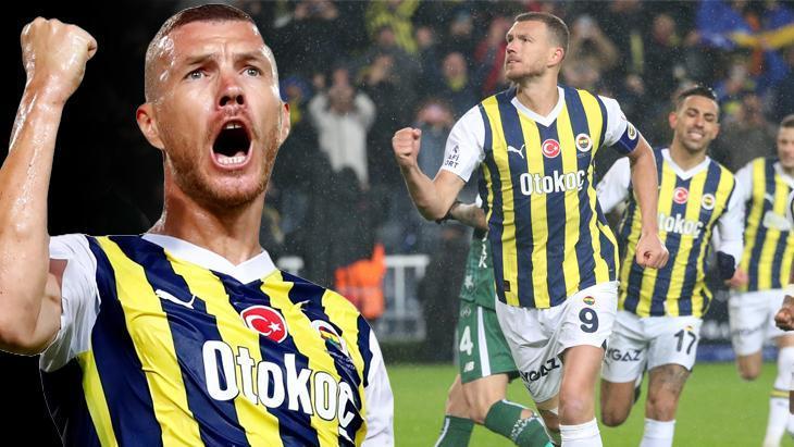 Hat-trick makinesi Fenerbahçe! Dzeko damga vurdu, rekor geldi
