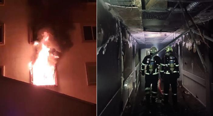 Hastanede yangın paniği! Psikiyatri hastası kaldığı odayı ateşe verdi