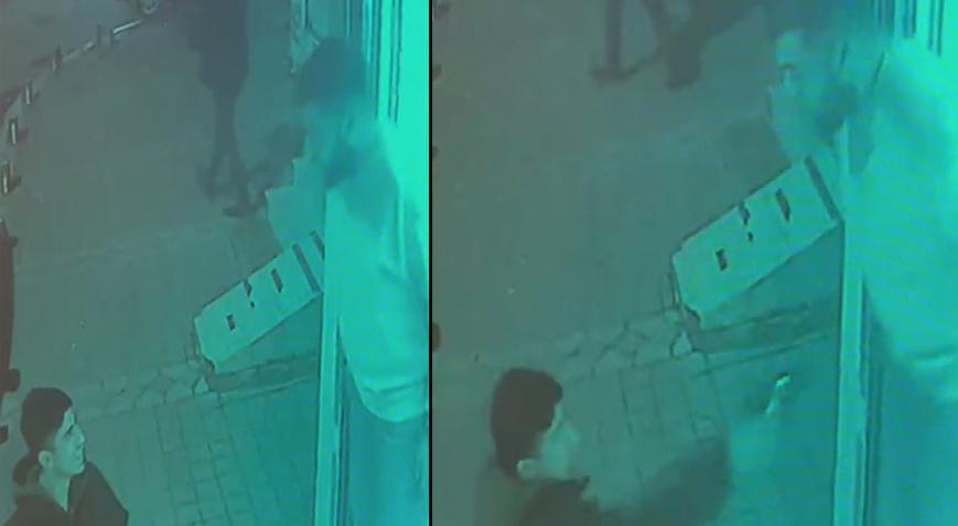 Şoke eden an! Sohbet ederken önce güldü sonra ateş etti