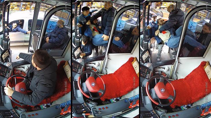 Bursa’da otobüs şoförüne tekme ve yumruklu saldırı