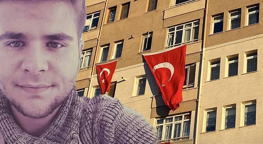 Eskişehir’e şehit ateş düştü! Apartmana Türk bayrakları asıldı