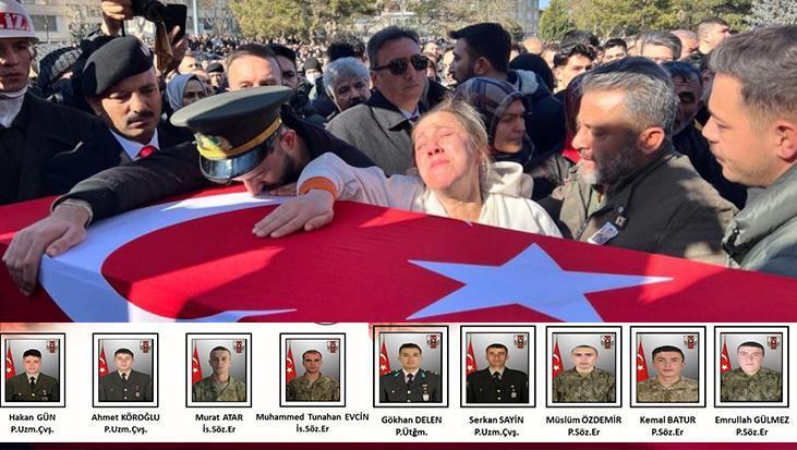 Kahramanlara veda! Yüreğimiz 9 parça