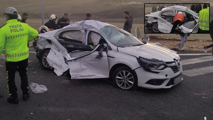 Mardin’de feci kaza! Otomobil ile TIR çarpıştı: 2 ölü, 1 yaralı