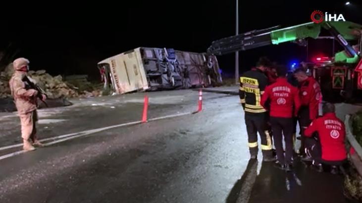 Son dakika: Mersin’de katliam gibi otobüs kazası! 9 ölü 28 yaralı
