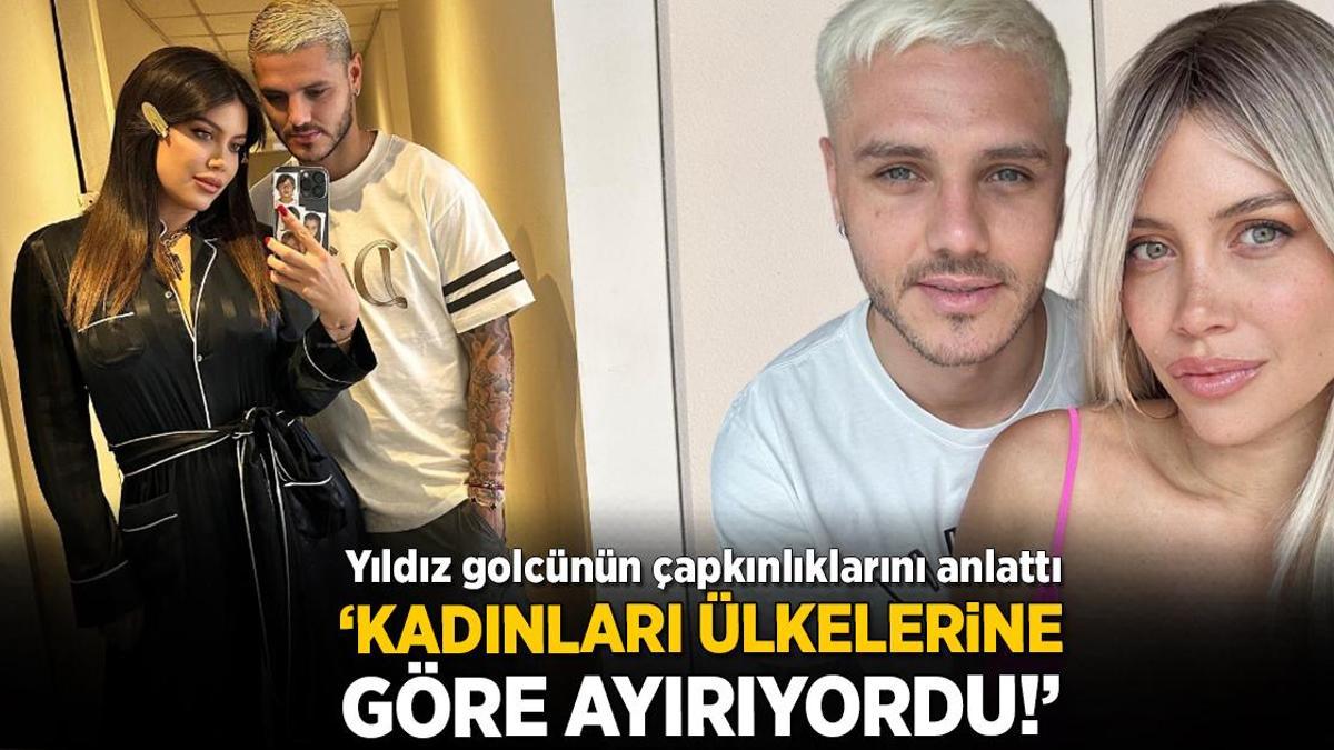 Wanda Nara’dan Mauro Icardi itirafı! ‘Ülkelerine göre ayırdığı kadınlar için üç farklı telefonu vardı’