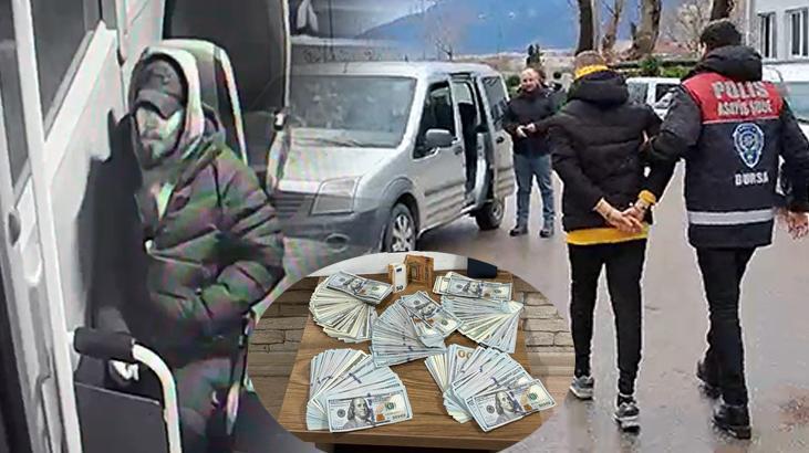 1 buçuk ay çalıştı, 2 milyon liralık döviz çaldı!