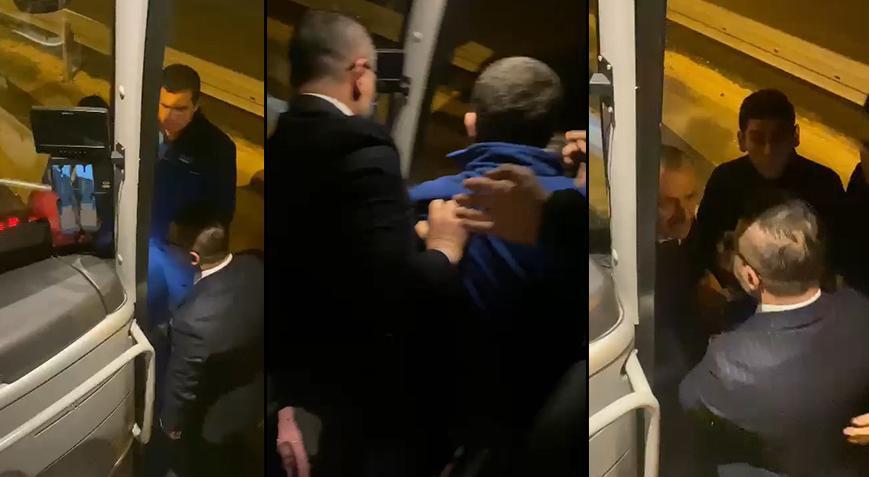 Şoför ve muavin kagva etti! Yolcular sinir krizi geçirdi