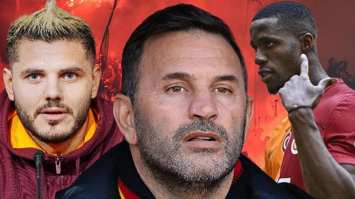Galatasaray’da Okan Buruk’tan Icardi ve Zaha kararı!