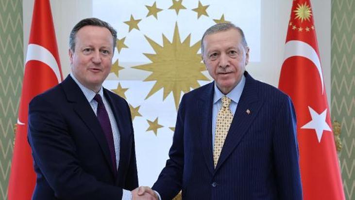 Cumhurbaşkanı Erdoğan, Cameron ile görüştü